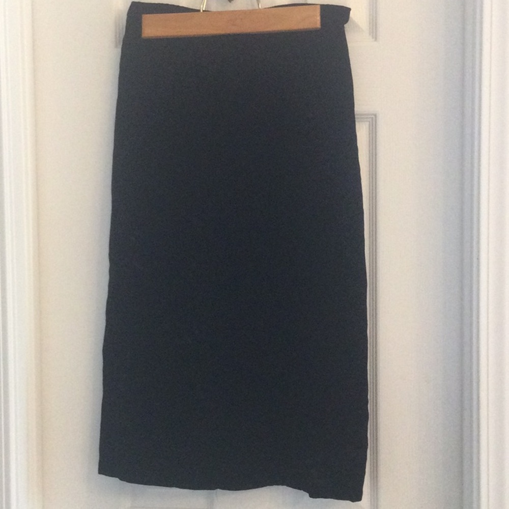 Black Velvet Skirt
